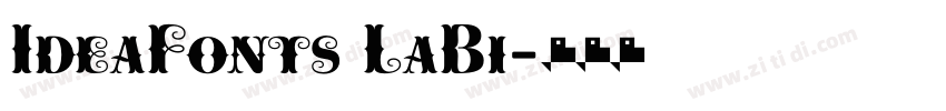 IdeaFonts LaBi字体转换